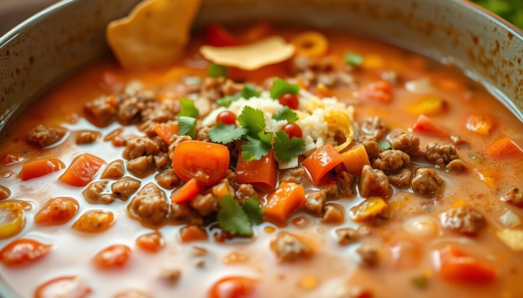 taco meat soup