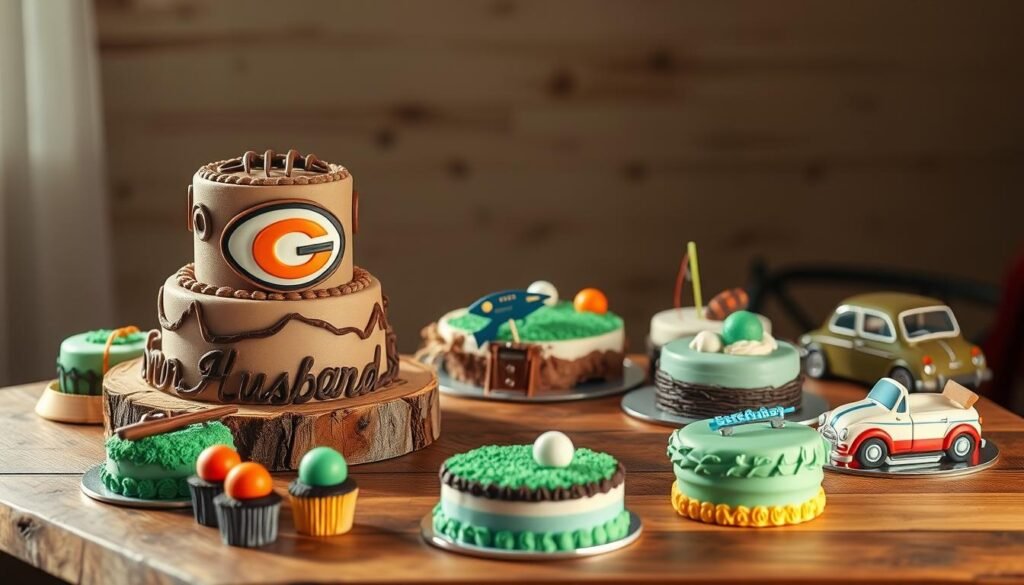 themed birthday cakes for husband