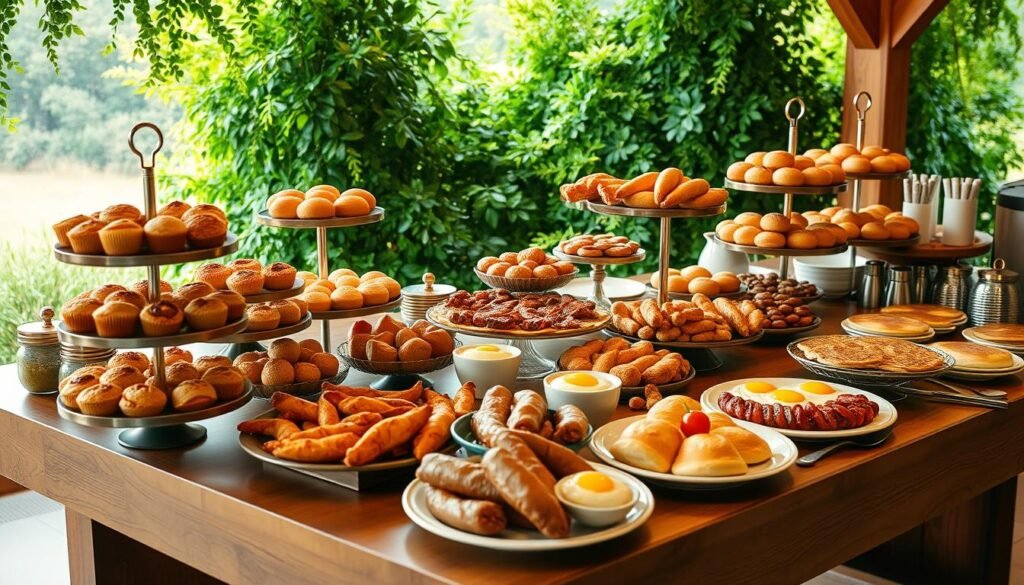 themed breakfast buffet presentation ideas
