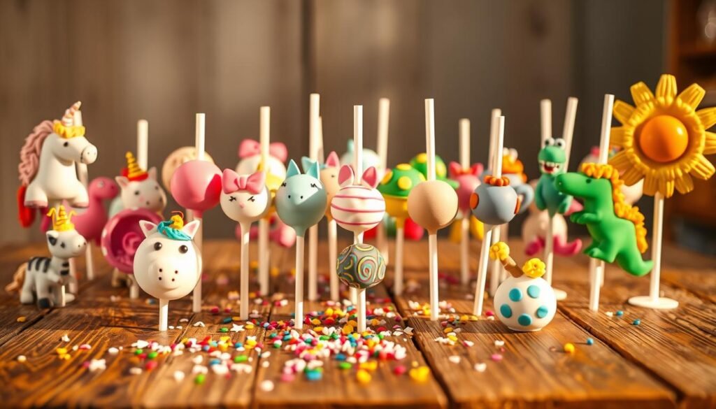 themed cake pops