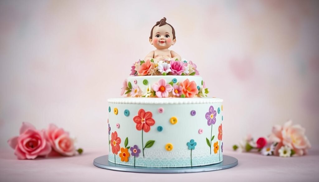themed first birthday cake