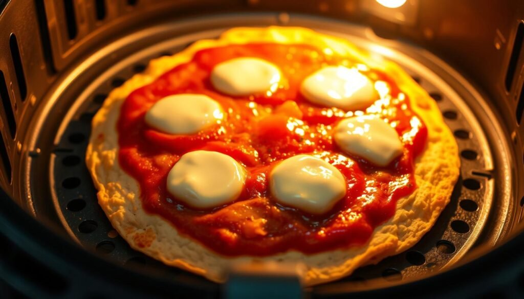 tortilla pizza air fryer