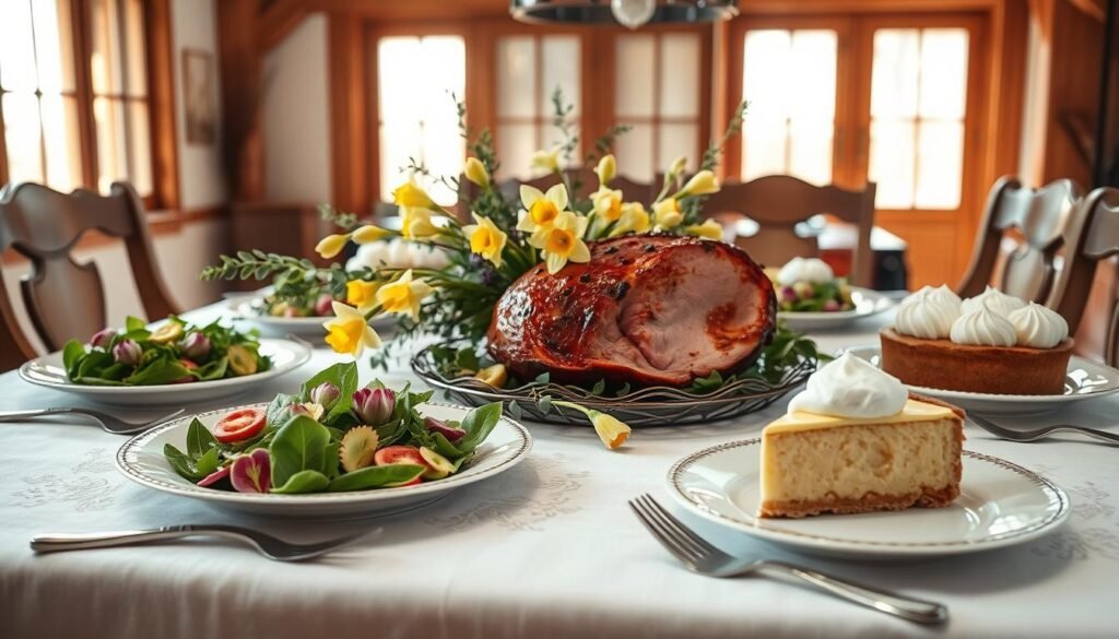 traditional meal arrangements