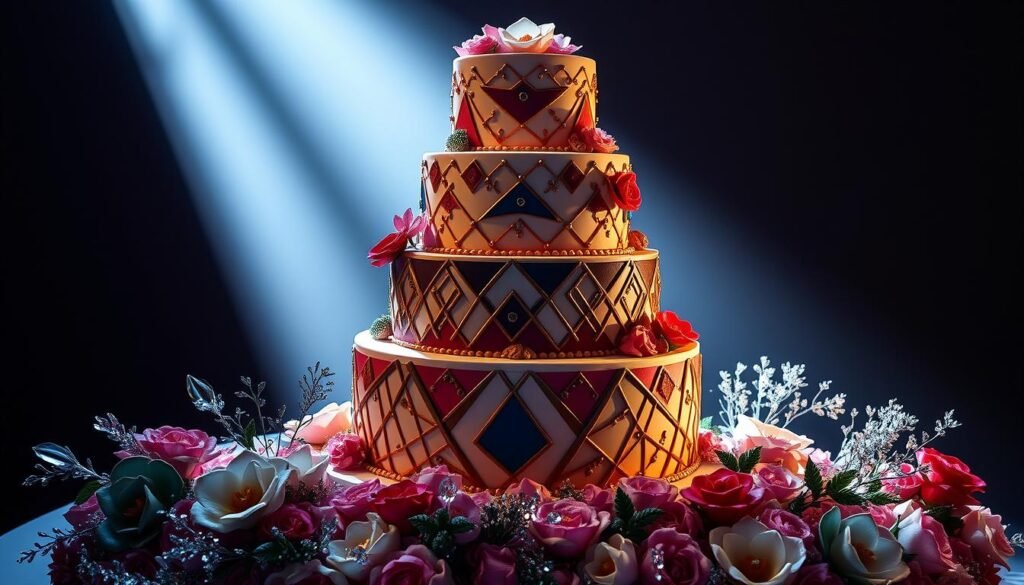 trendy cake decoration