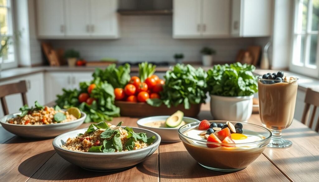 vegetable-based low-carbohydrate breakfasts