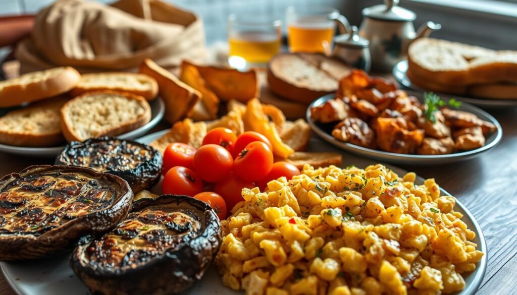 vegetarian English breakfast alternatives