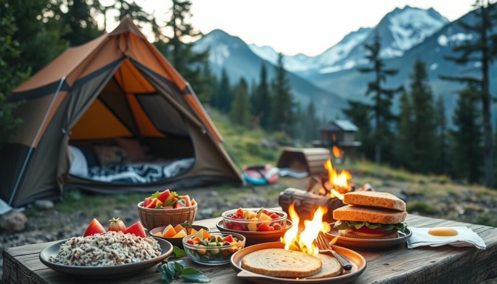 vegetarian and vegan camping meals