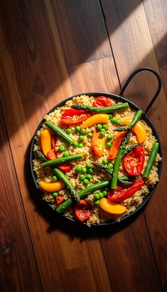 vegetarian paella