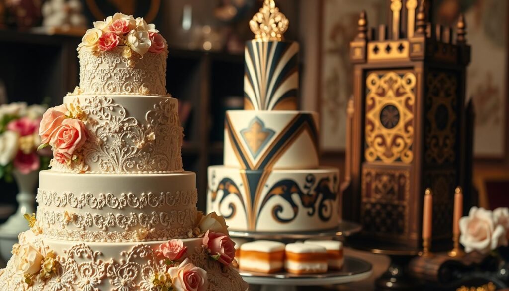 vintage cake inspiration from historical eras