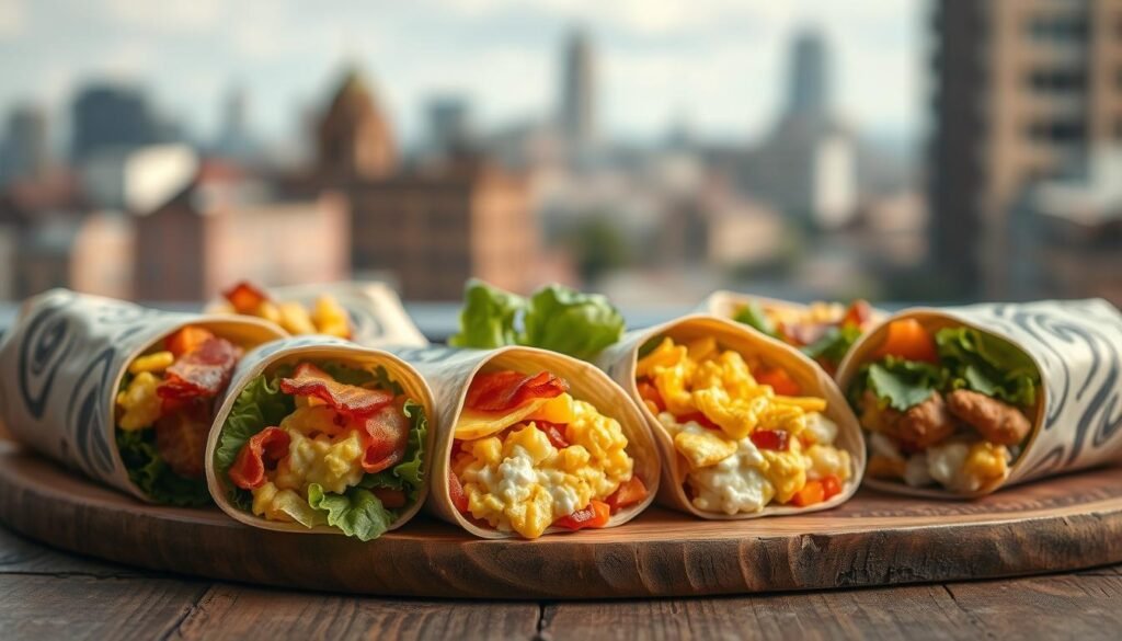 wrapped breakfast ideas for transportation