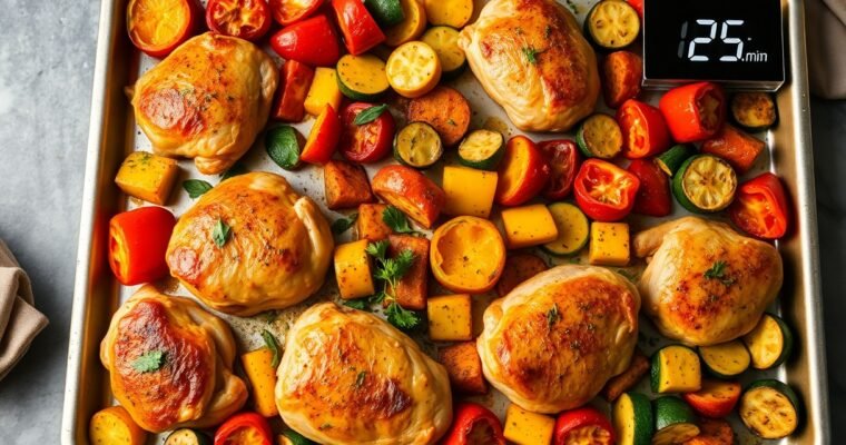 10 Sheet Pan Chicken Dinners Ready in 25 Minutes or Less