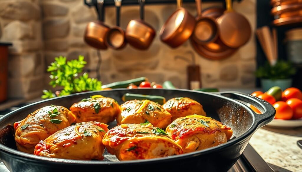 Mediterranean chicken thighs Mediterranean chicken thighs