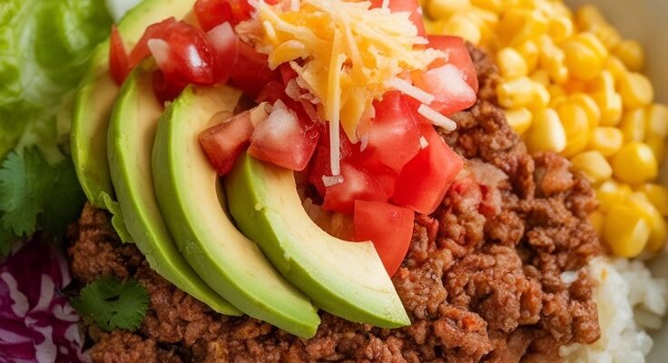 Okinawan Inspired Taco Rice Recipe