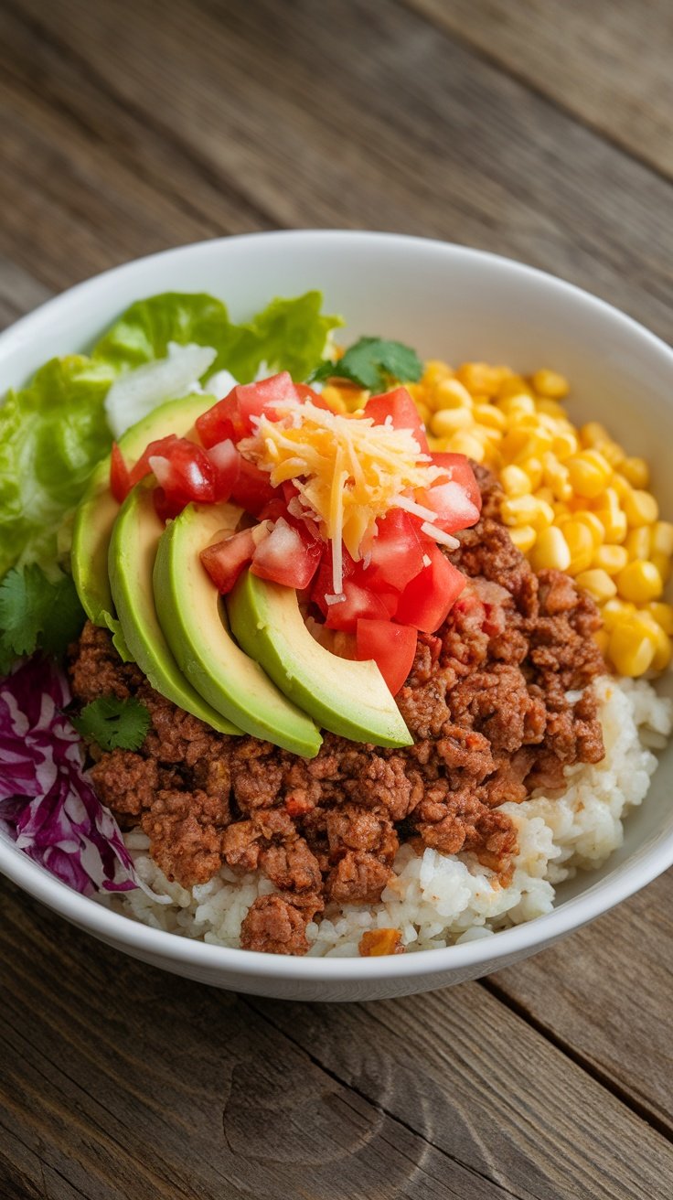 Okinawan Inspired Taco Rice Recipe