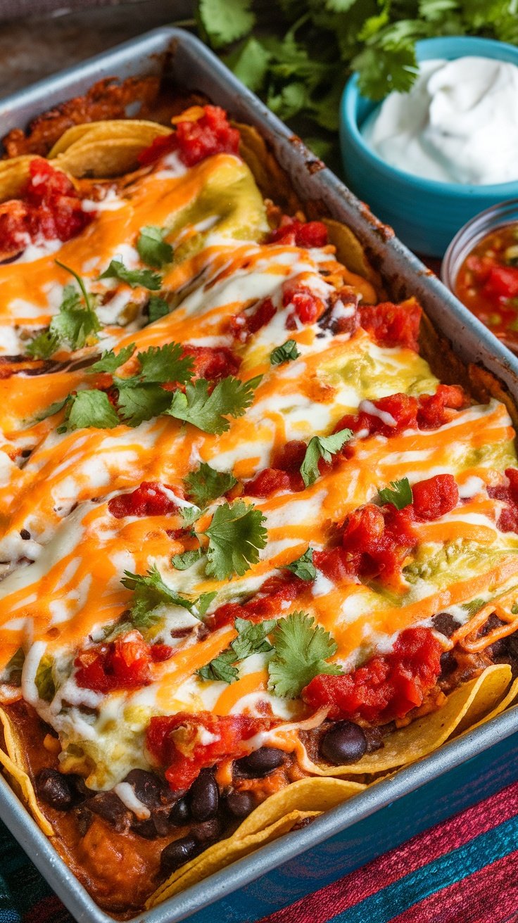 Cheesy Mexican Taco Lasagna Recipe