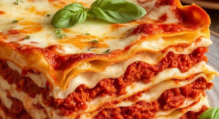 Classic Italian Lasagna with Parmigiano-Reggiano and Béchamel