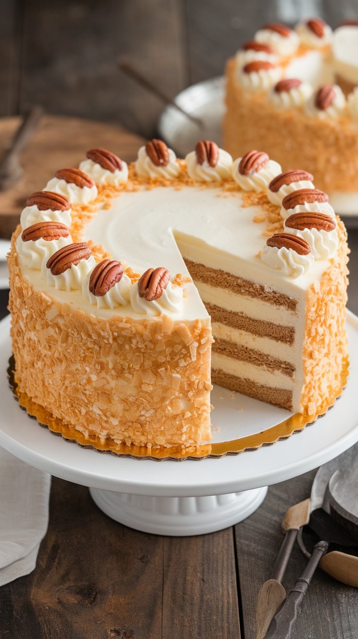 Decadent Italian Cream Cake Recipe