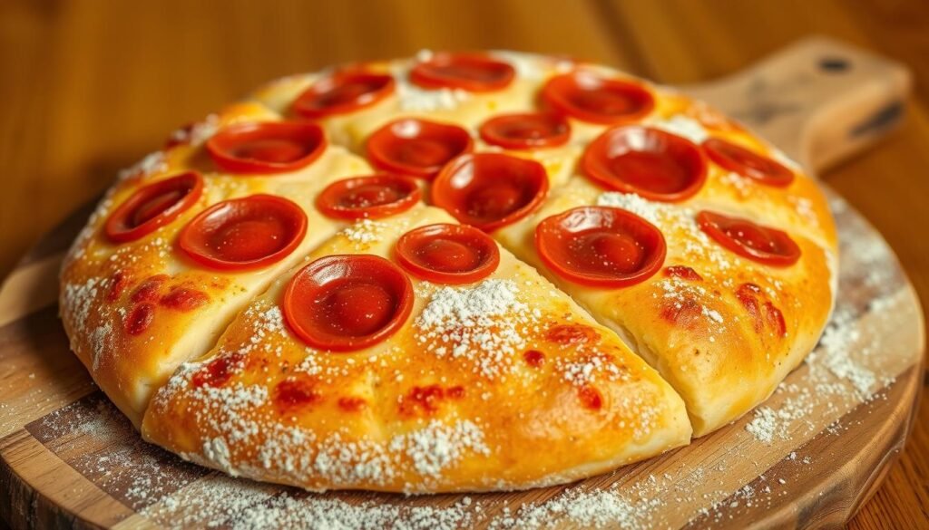 classic pepperoni pizza bread