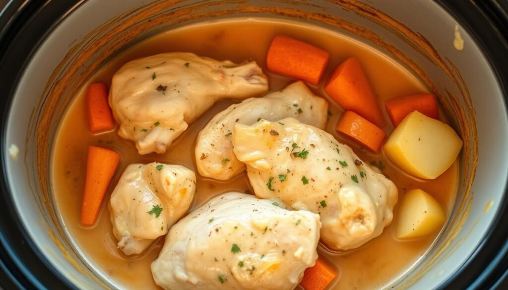 creamy slow cooker chicken
