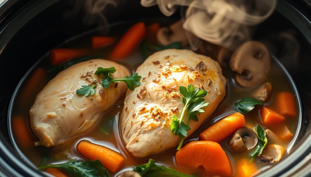 healthy crock pot chicken