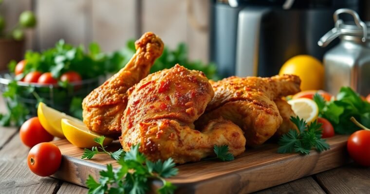 Air Fryer Chicken Recipes with No Added Oil