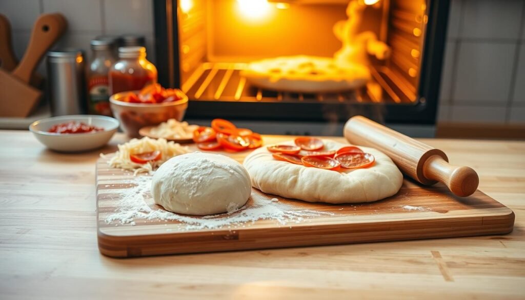 pizza bread making steps