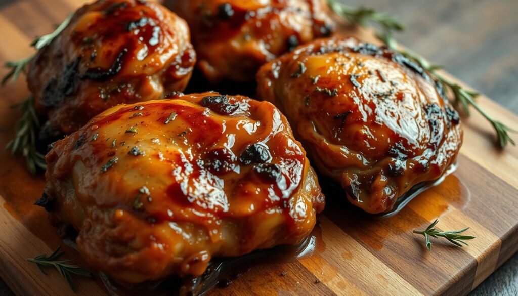 slow cooked chicken thighs slow cooked chicken thighs