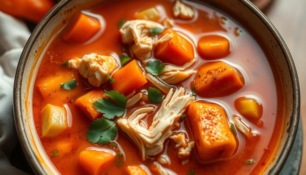 spicy chicken soup