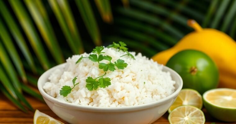 25-Minute Caribbean Coconut Rice Recipe – Perfect Side Dish