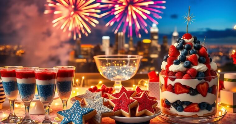 4th of July Desserts That Sparkle Like Fireworks
