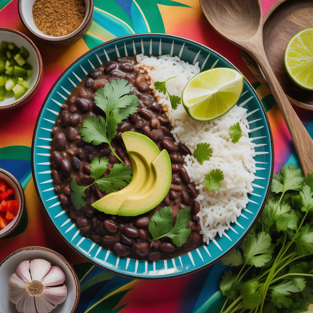 Cuban Black Beans and Rice Vegan Recipe