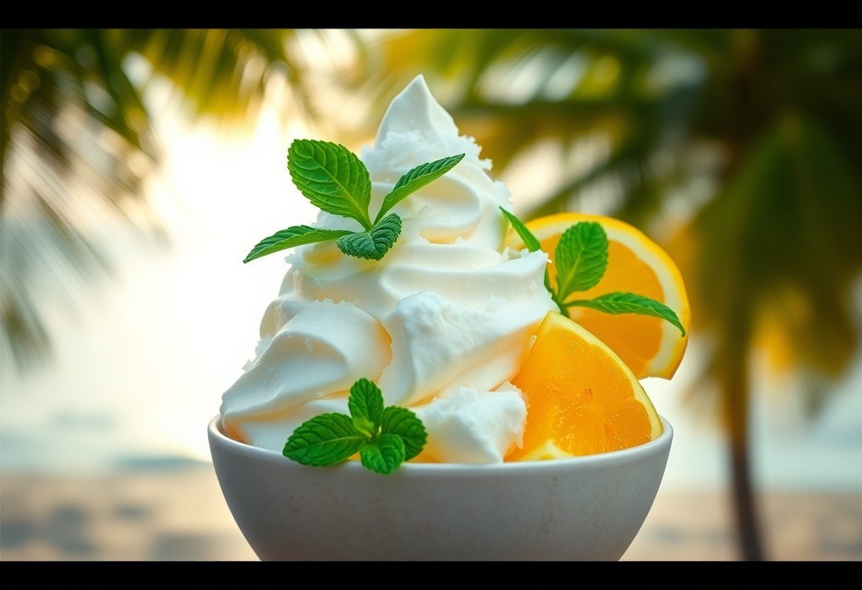 Caribbean Coconut Ice Cream Recipe (No-Churn Method)