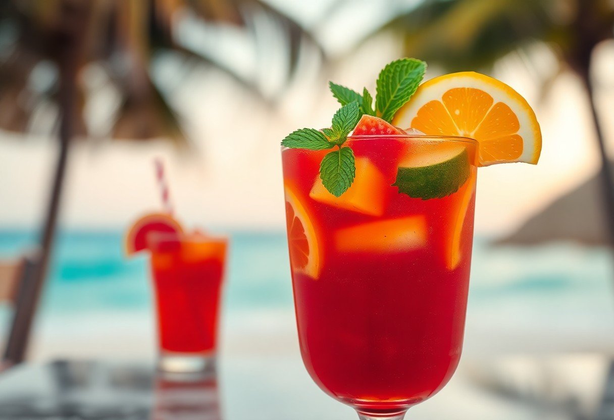 Traditional Caribbean Rum Punch Recipe – Colorful, Strong, and Absolutely Delicious1
