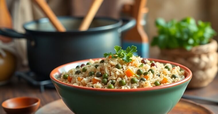 Easy Caribbean Rice and Peas Recipe – One-Pot Weeknight Meal