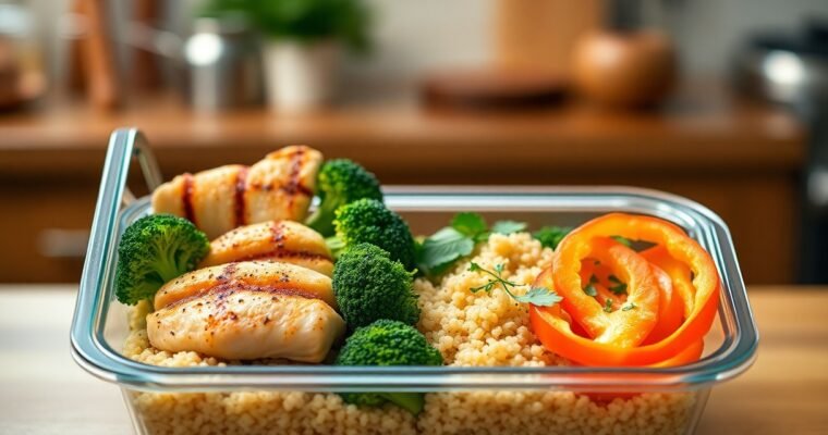 Macro-Counted Chicken Meal Prep for Fitness Goals