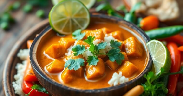 Quick Caribbean Sweet Potato Curry – Vegan Weeknight Meal