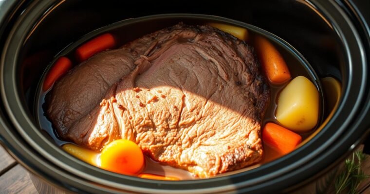 Perfect Slow Cooker Roast Beef Recipes: 12 Tender & Juicy Methods That Never Fail