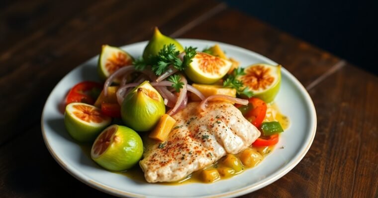 St. Lucian Green Fig and Saltfish Recipe
