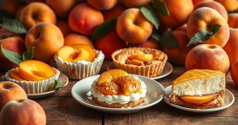 24 Irresistible Peach Desserts with Fresh Peaches That Scream Summer