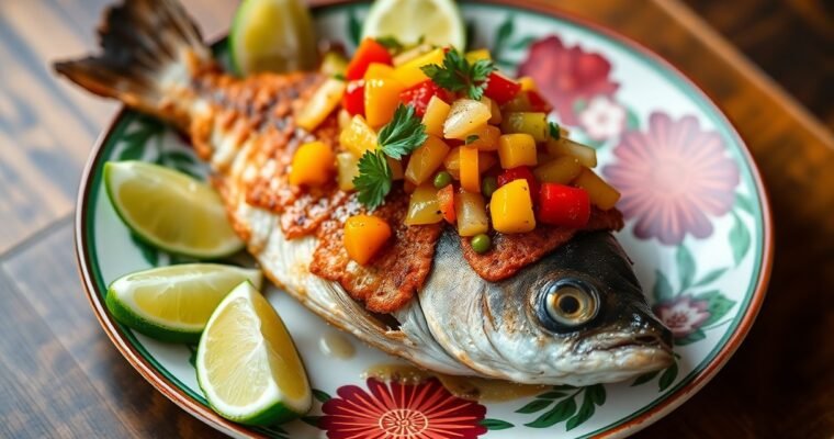 Traditional Jamaican Escovitch Fish Recipe