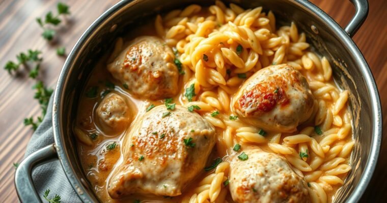 Chicken and Orzo Recipes One Pot: Creamy Comfort in Every Bite